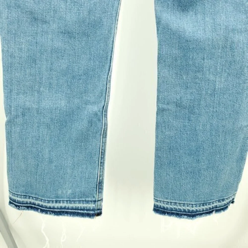 J. Crew Billie Demi Boot Crop Jeans 25 Redwood Wash (Light/Medium Blue)
